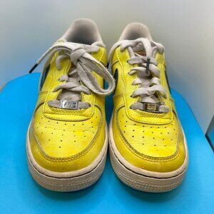 Nike Air Force 1 Yellow Low Peace, Love and Basketball 3.5Y